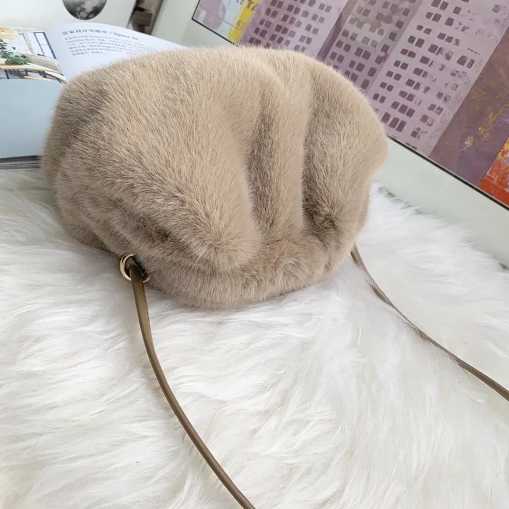 Fluffy Purse Crossbody